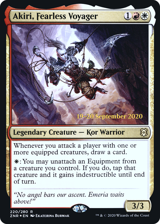 Akiri, Fearless Voyager (220) (Prerelease) - Foil