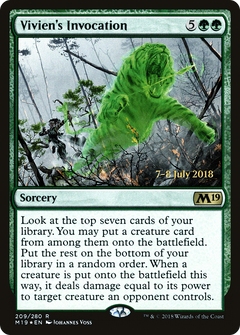 Vivien's Invocation (209) (Prerelease) - Foil