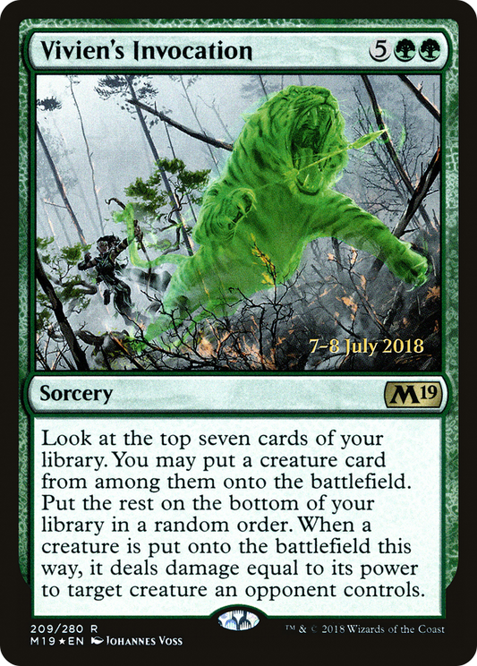 Vivien's Invocation (209) (Prerelease) - Foil