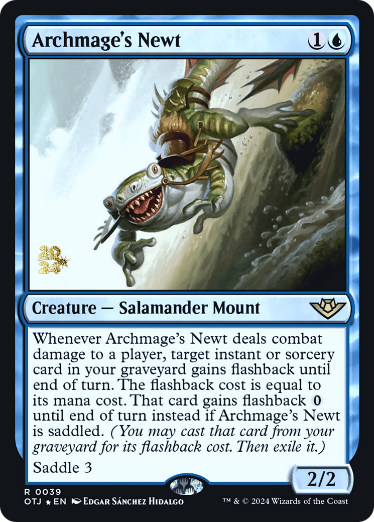Archmage's Newt (0039) (Prerelease) - Foil