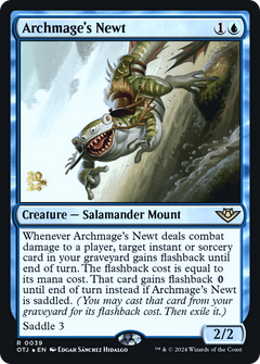 Archmage's Newt (0039) (Prerelease) - Foil