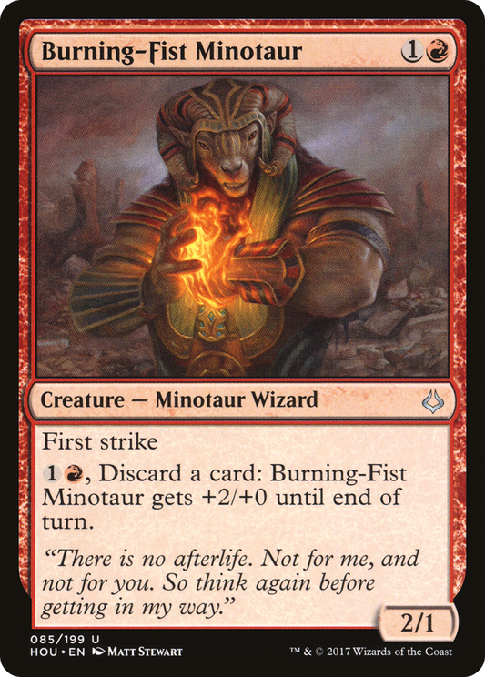 Burning-Fist Minotaur - Foil