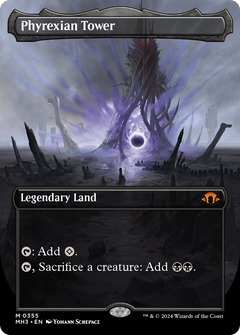 Phyrexian Tower (0355) (Borderless) - Foil