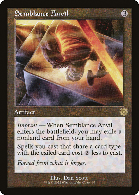 Semblance Anvil (052) (Retro Frame) - Foil