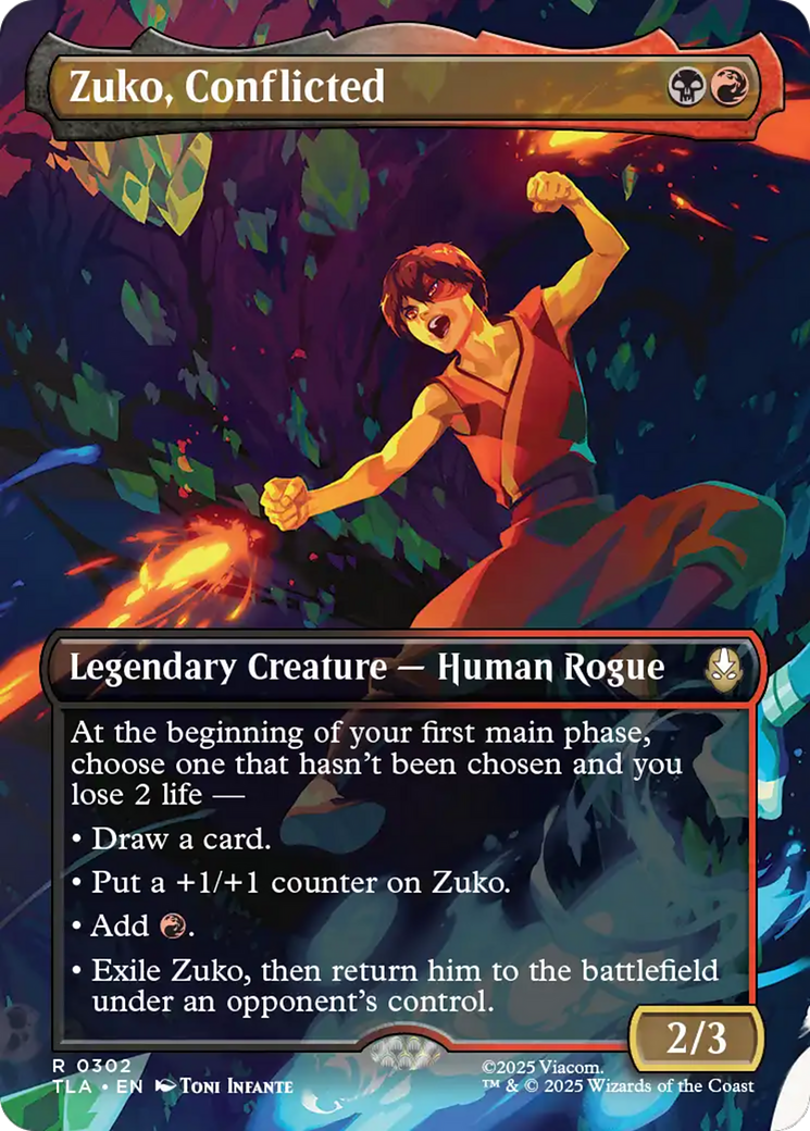 Zuko, Conflicted (302) (Borderless) - Foil tla