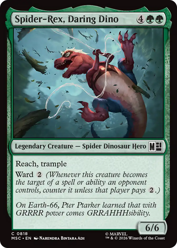 Spider-Rex, Daring Dino (MSC) - Foil