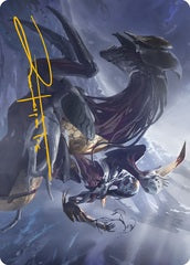 Ria Ivor, Bane of Bladehold (53/81) Art Card (AONE) - Gold-Stamped Signature