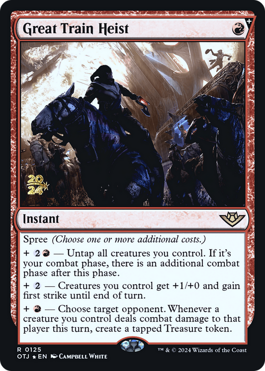 Great Train Heist (0125) (Prerelease) - Foil