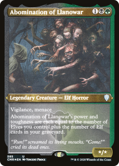 Abomination of Llanowar - Foil Etched