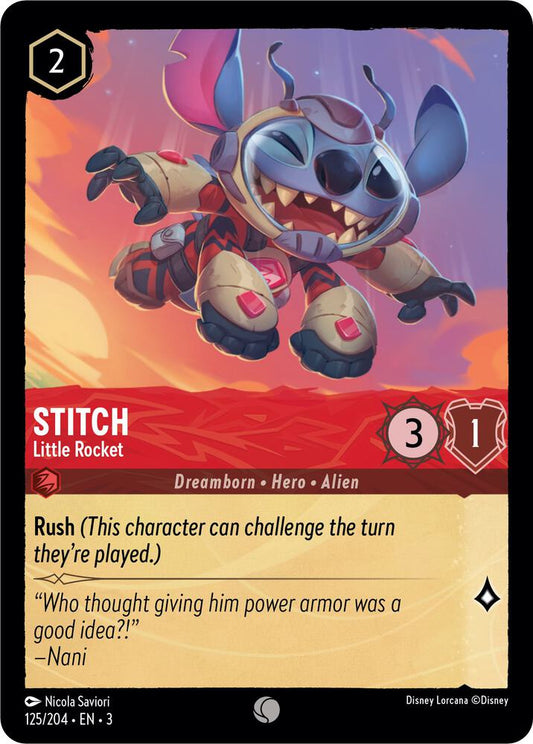 Stitch, Little Rocket (0125)