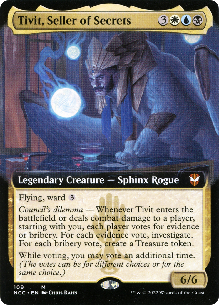 Tivit, Seller of Secrets (109) (Extended Art) - Foil