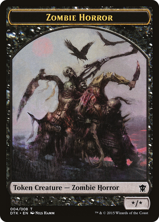 Zombie Horror Token (004)