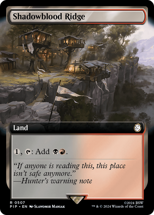Shadowblood Ridge (0507) (Extended Art)