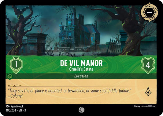 De Vil Manor, Cruella's Estate (0100) - Cold Foil