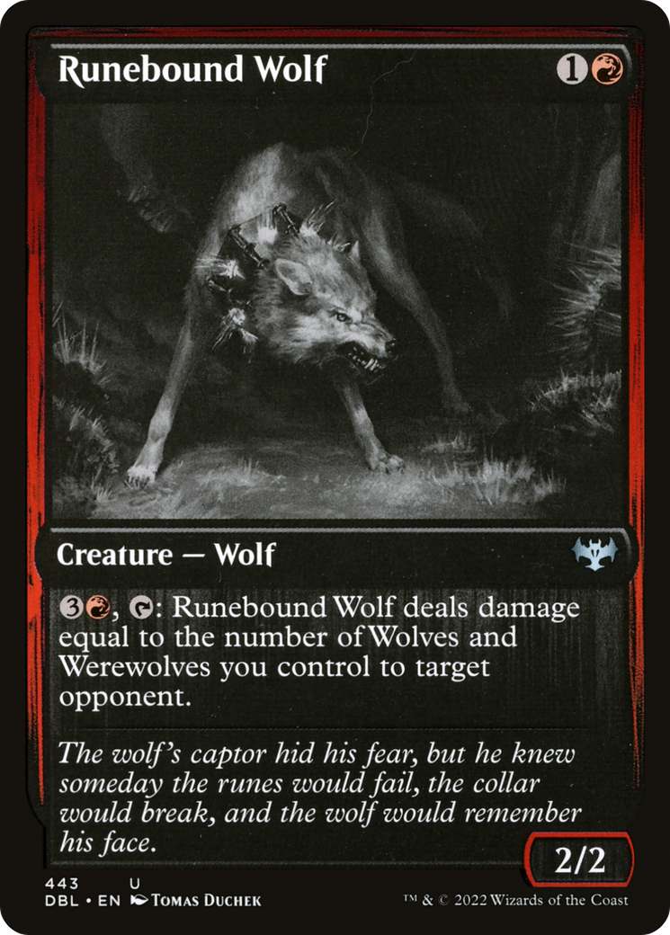 Runebound Wolf - Foil
