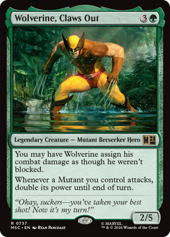 Wolverine, Claws Out (MSC) - Foil