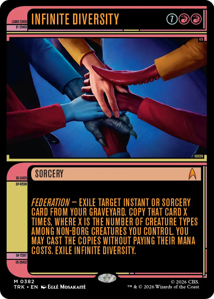 Infinite Diversity (0382) (Showcase) (TRK) - Foil