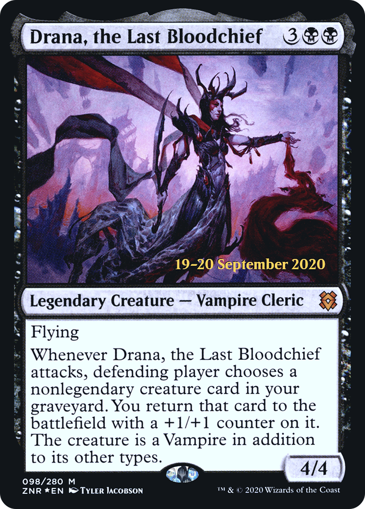 Drana, the Last Bloodchief (098) (Prerelease) - Foil