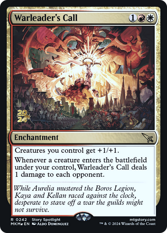 Warleader's Call (0242) (Prerelease) - Foil