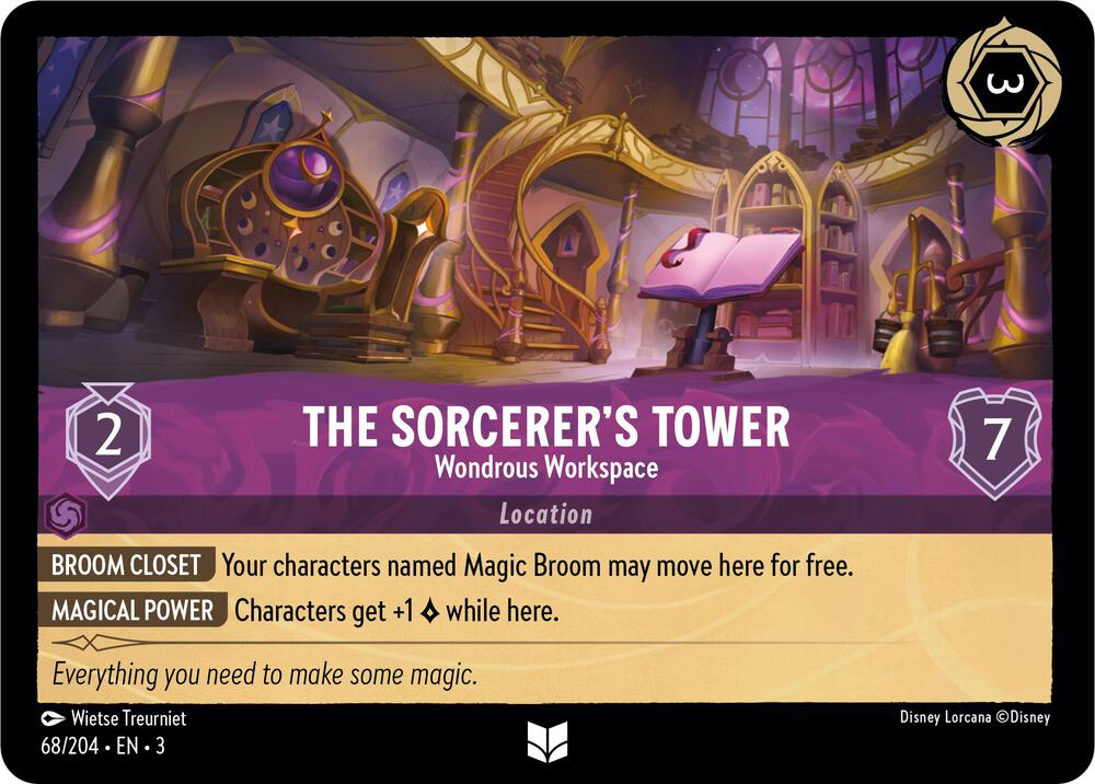The Sorcerer's Tower, Wondrous Workspace (0068) - Cold Foil