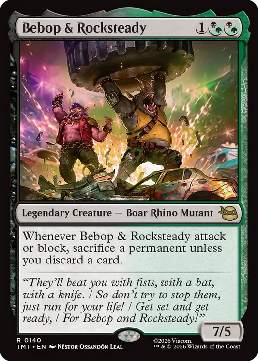 Bebop & Rocksteady (0140) (TMT) - Foil