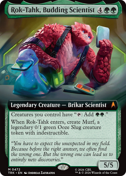 Rok-Tahk, Budding Scientist (0472) (Extended Art) (TRK) - Foil