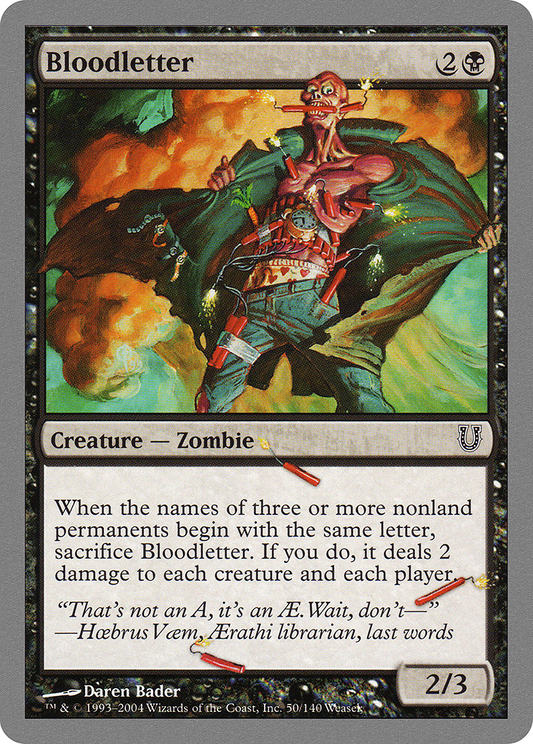 Bloodletter - Foil