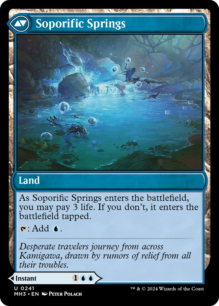 Sink into Stupor // Soporific Springs (MH3) - Foil