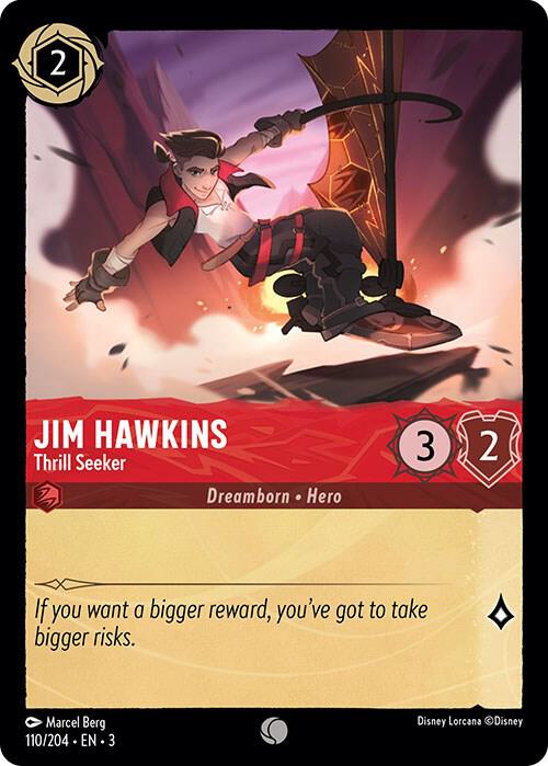 Jim Hawkins, Thrill Seeker (0110) - Cold Foil