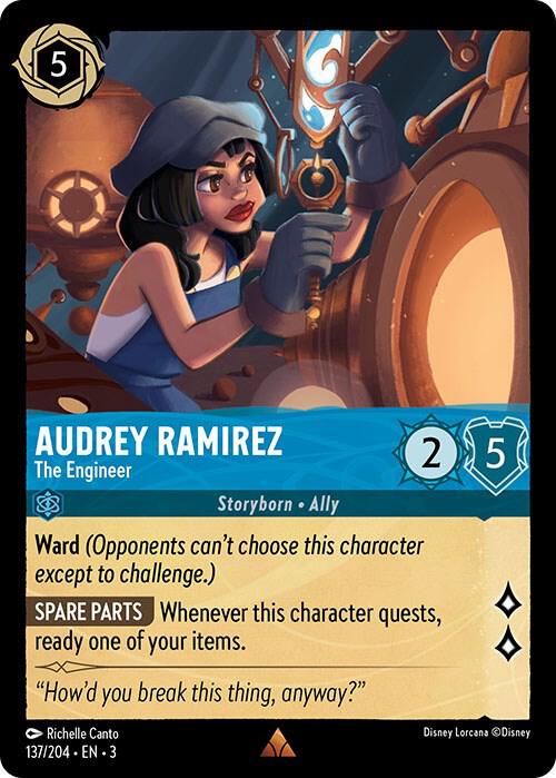 Audrey Ramirez, The Engineer (0137) - Cold Foil