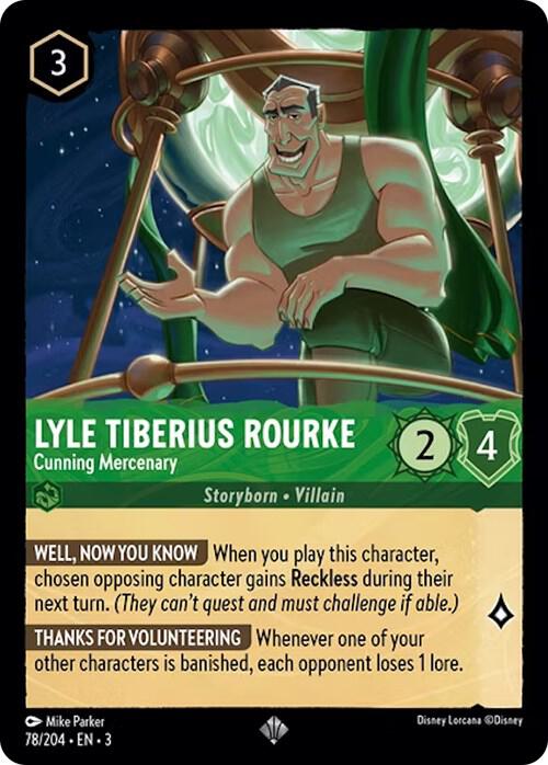 Lyle Tiberius Rourke, Cunning Mercenary (0078)