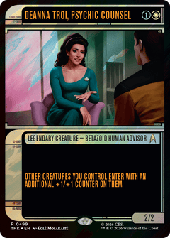 Deanna Troi, Psychic Counsel (0499) (Showcase) (TRK) - Surge Foil