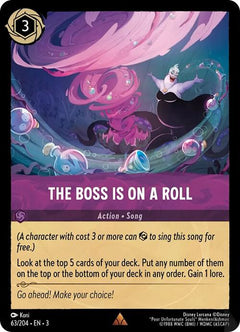 The Boss is on a Roll (0063) - Cold Foil