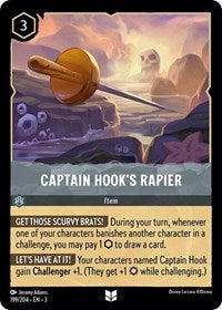 Captain Hook's Rapier (0199) - Cold Foil