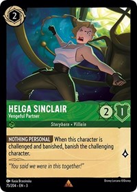 Helga Sinclair, Vengeful Partner (0075) - Cold Foil