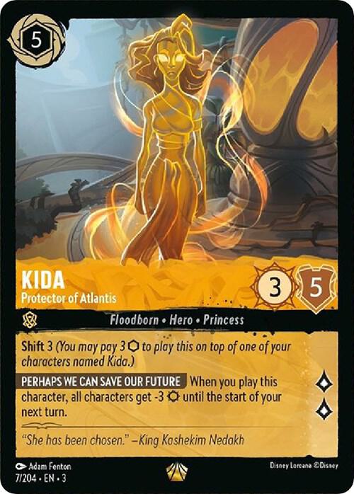 Kida, Protector of Atlantis (0007) - Cold Foil