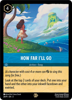 How Far I'll Go (28/P1) - Cold Foil