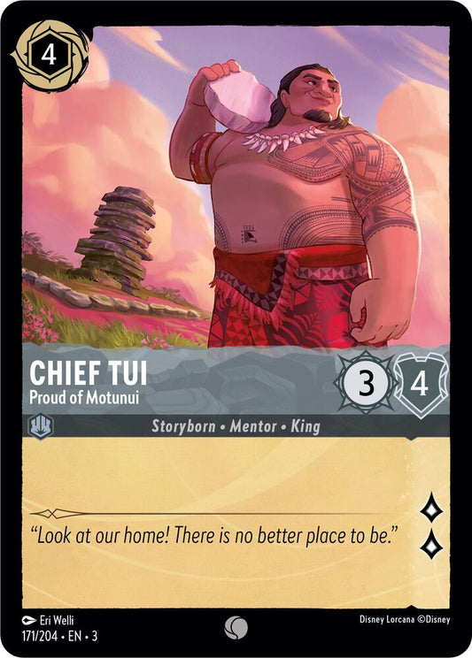 Chief Tui, Proud of Motunui (0171) - Cold Foil