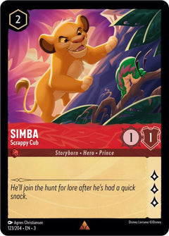 Simba, Scrappy Cub (0123) - Cold Foil