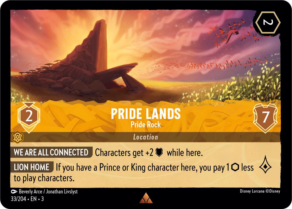 Pride Lands, Pride Rock (0033) - Cold Foil