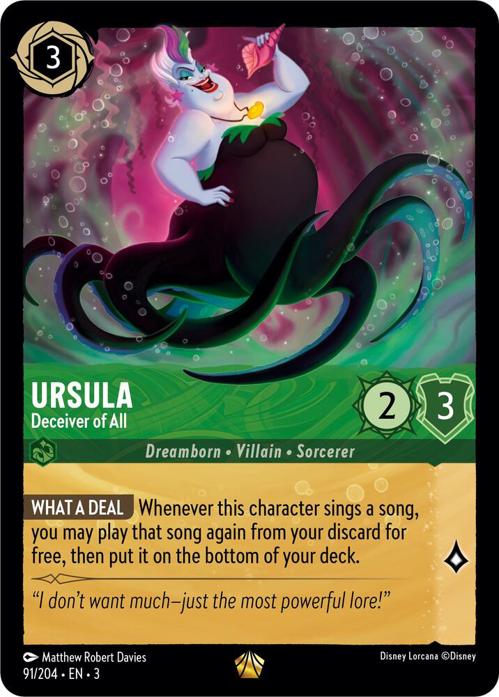Ursula, Deceiver of All (0091) - Cold Foil
