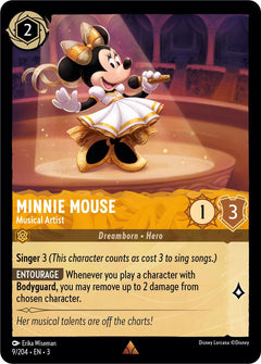 Minnie Mouse, Musical Artist (0009) - Cold Foil