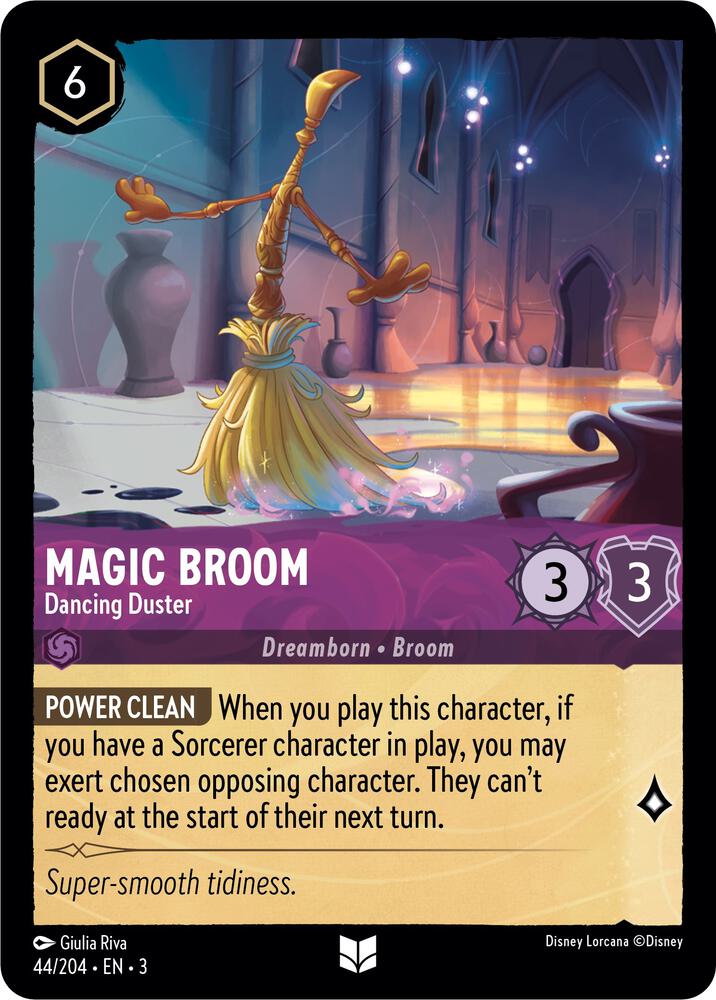 Magic Broom, Dancing Duster (0044) - Cold Foil