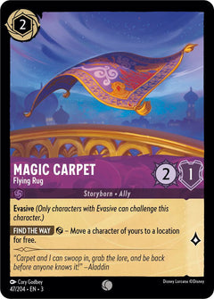 Magic Carpet, Flying Rug (0047) - Cold Foil