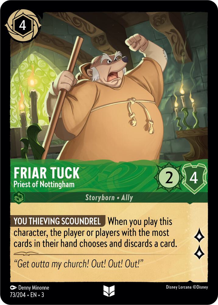 Friar Tuck, Priest of Nottingham (0073) - Cold Foil