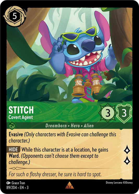 Stitch, Covert Agent (0089) - Cold Foil