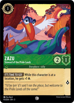 Zazu, Steward of the Pride Lands (0093) - Cold Foil