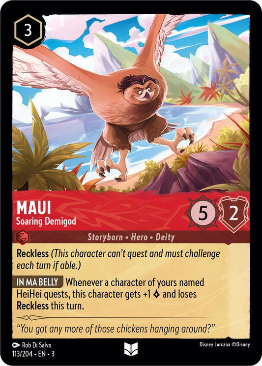 Maui, Soaring Demigod (0113) - Cold Foil