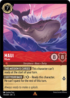 Maui, Whale (0114) - Cold Foil