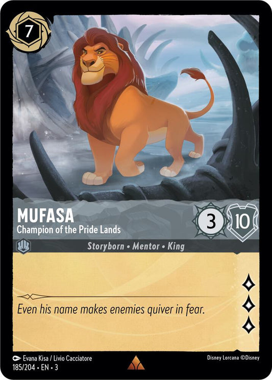 Mufasa, Champion of the Pride Lands (0185) - Cold Foil